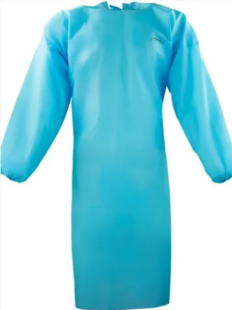 Skyblue isolation gown